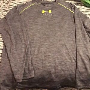 Fitted UnderArmour heatgear long-sleeve shirt